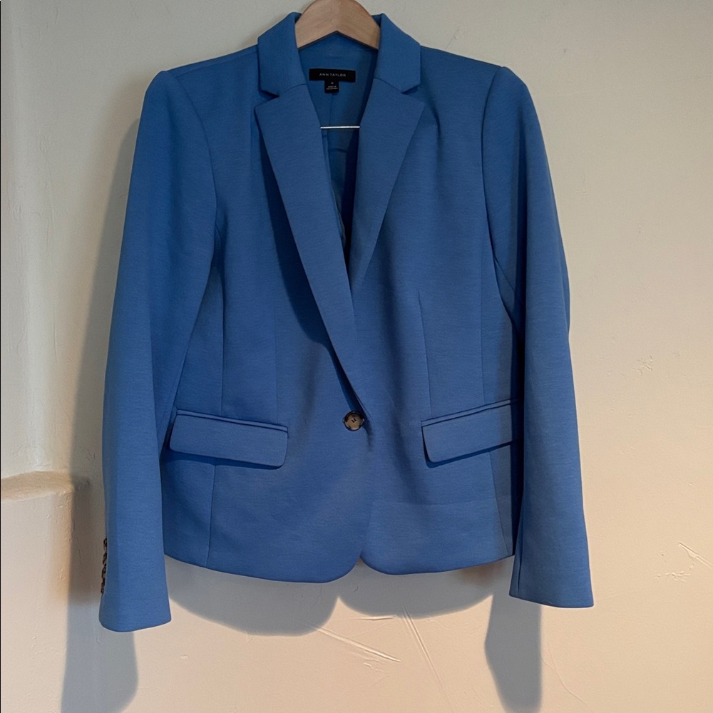 Ann Taylor Elegant Blue Jacket
